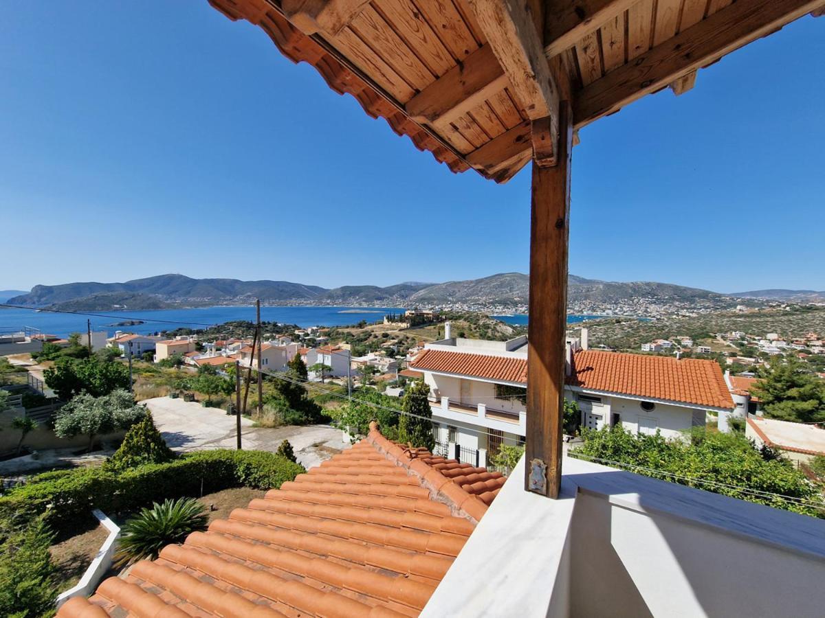 Villa Liana : Luxury Villa With Fantastic Sea View, Near Airport Pórto Ráfti Exterior foto