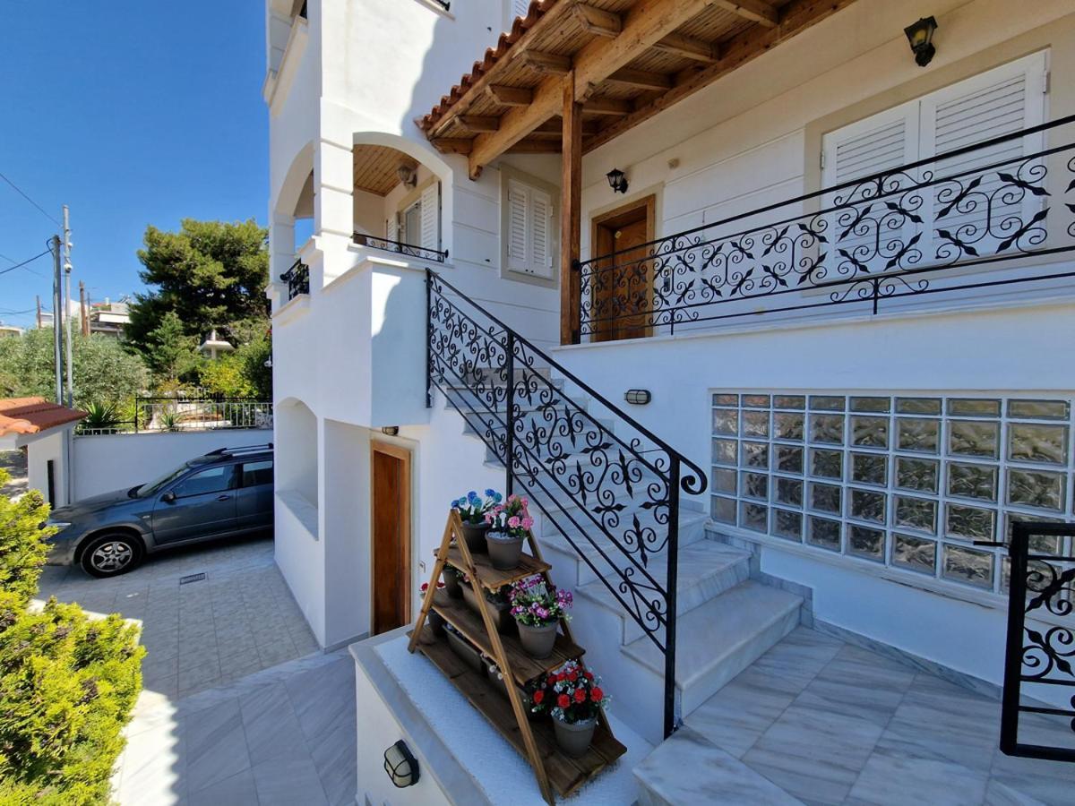 Villa Liana : Luxury Villa With Fantastic Sea View, Near Airport Pórto Ráfti Exterior foto